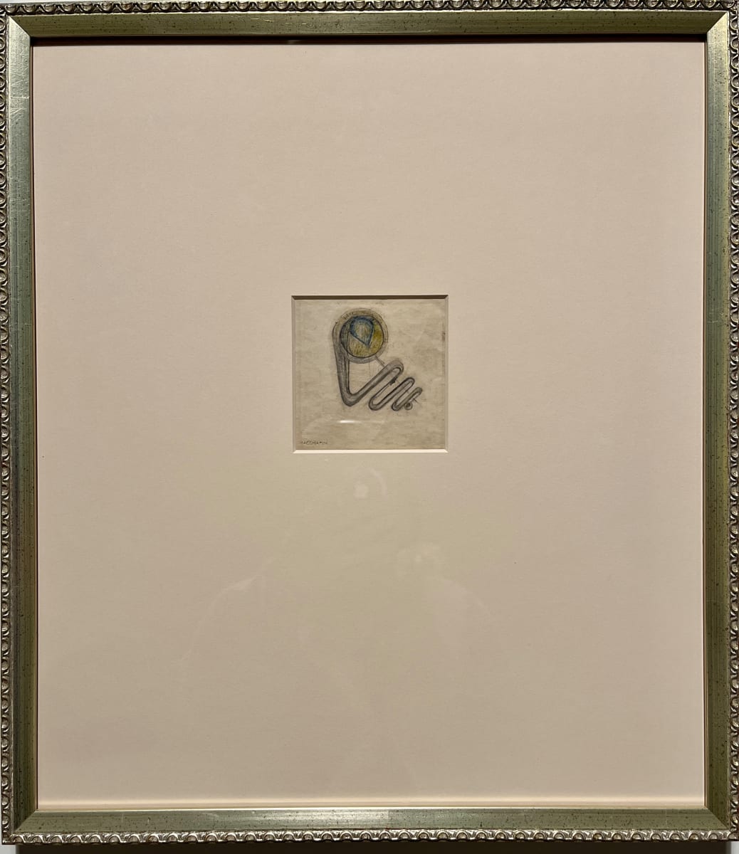 American Modernist Peter Macchiarini Brooch Sketch by Peter Macchiarini, Image 3.