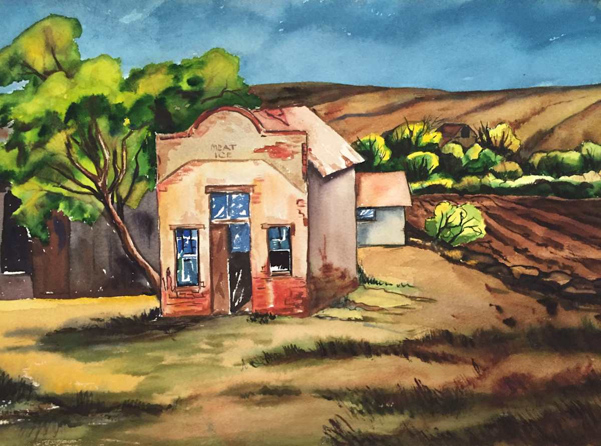 Meat & Ice Store by Thelma Corbin Moody, Image 1.