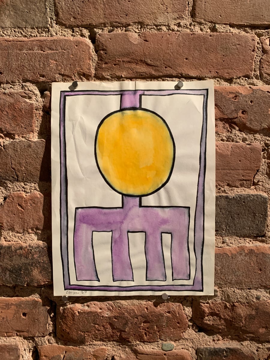Abstract 2 Purple and Yellow by Michael Knigin, Image 6.