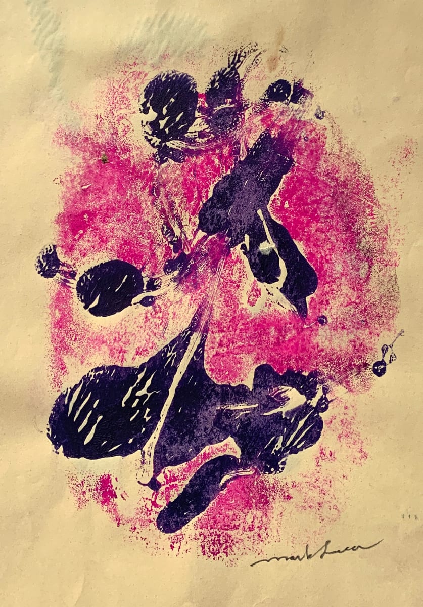 "Pink and Purple Abstract" by Mark Luca, Image 1.