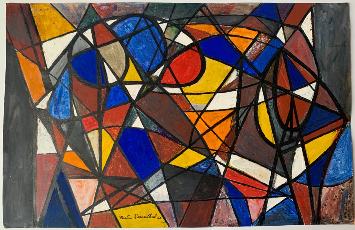 "Triangles and Semi Circles" by Martin Rosenthal, Image 5.