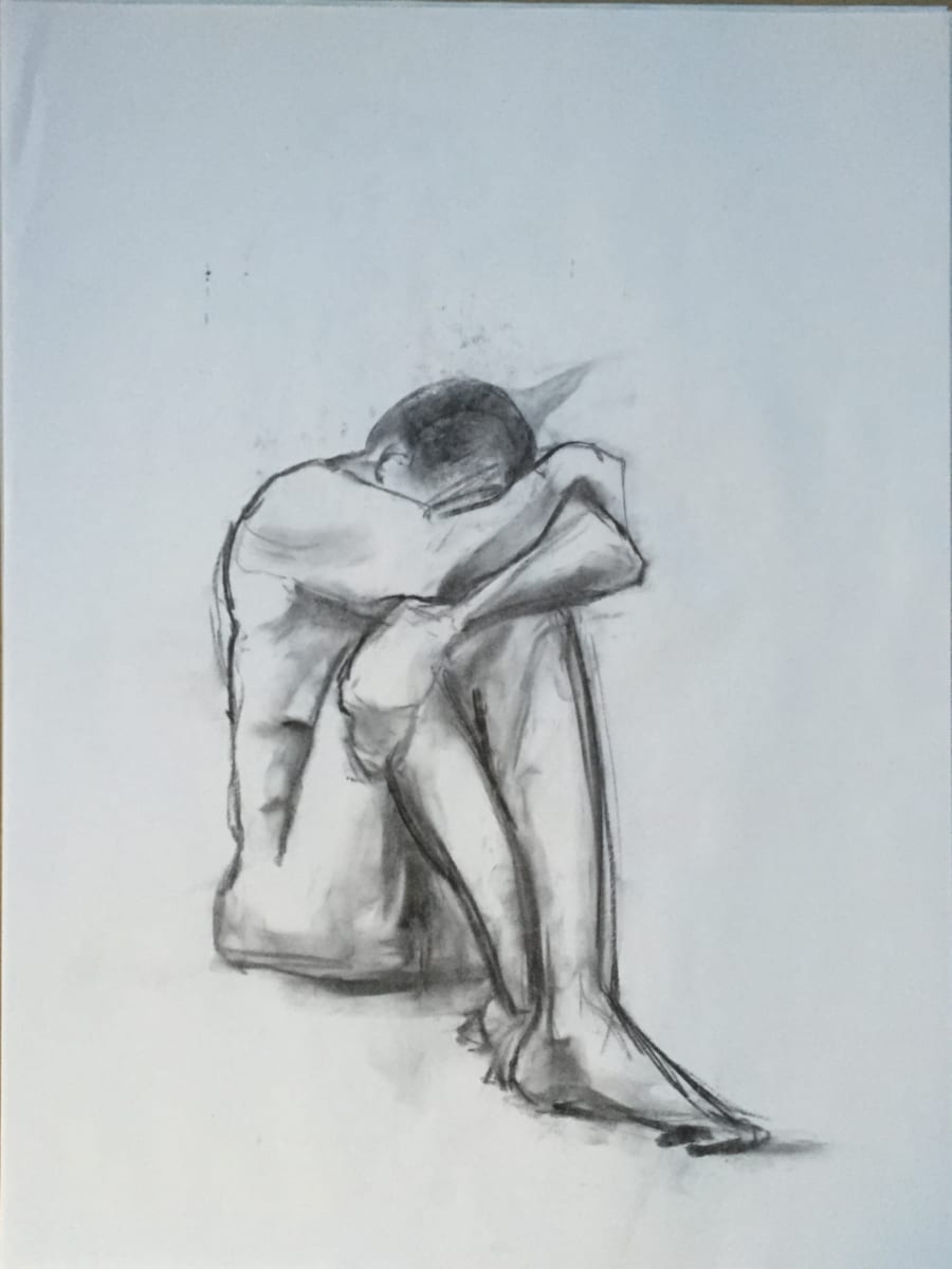 Female Nude Charcoal Drawing 6, Image 1.