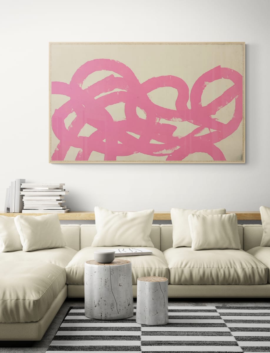 "Pink Abstract" by Sylvia  Rutkoff 