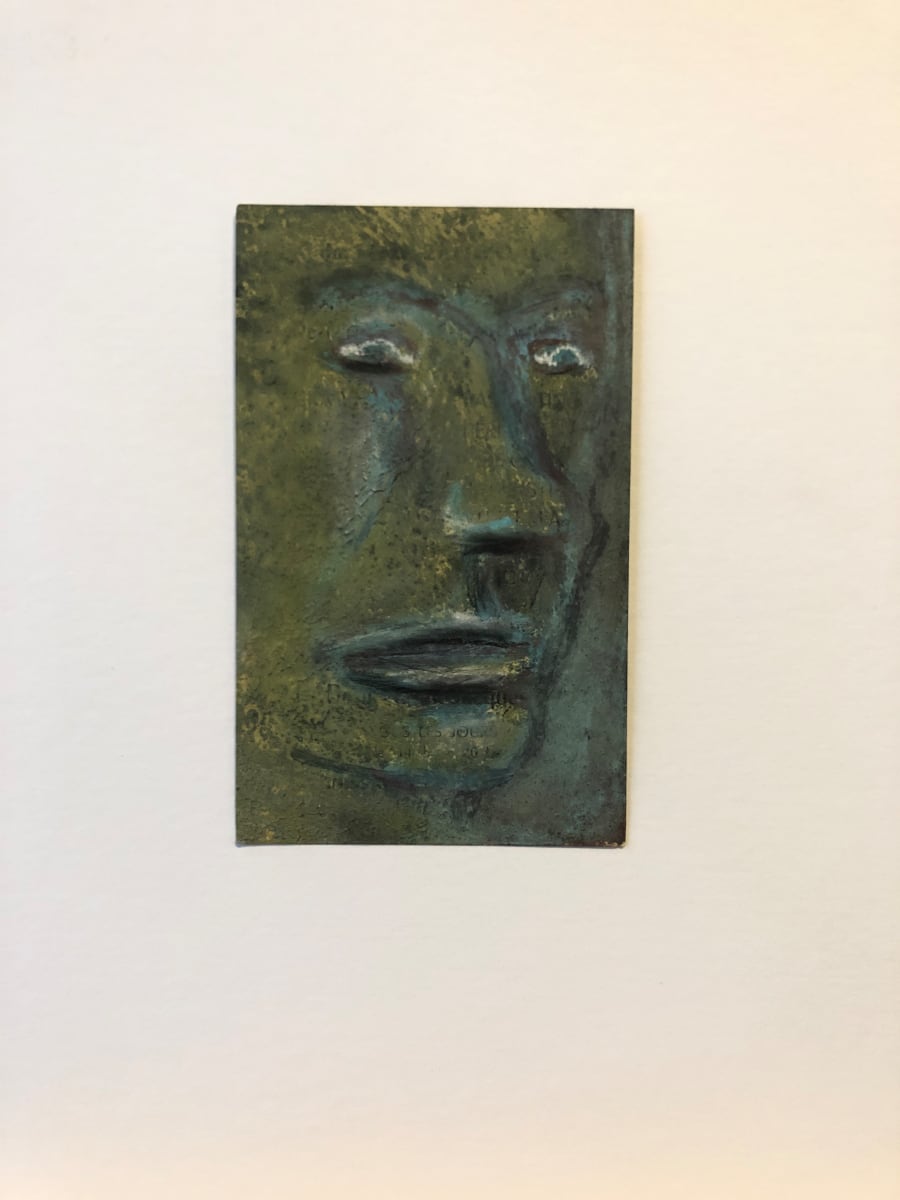 Small Green Portrait by Peter Passuntino, Image 4.