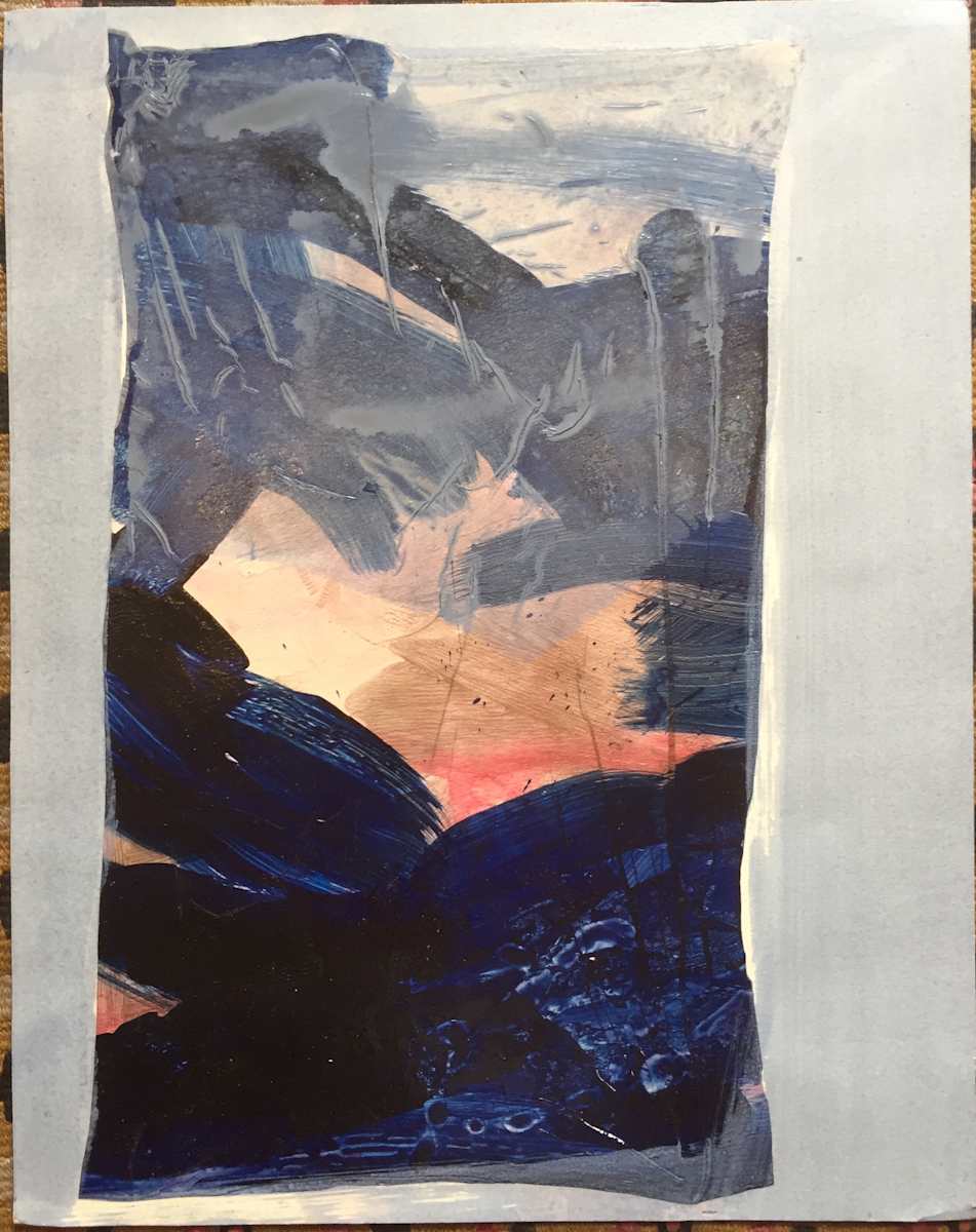 Blue Border by Patricia Zippin, Image 1.