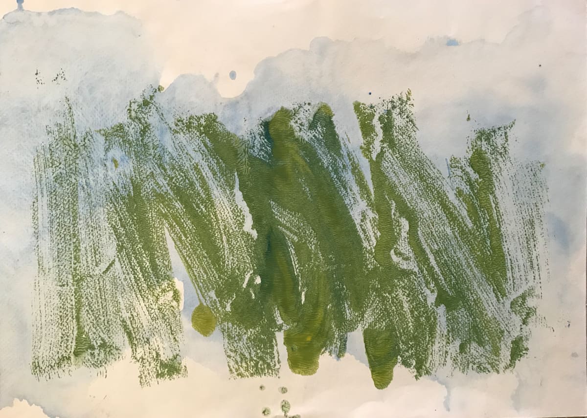 Blue Green Print part 3 by Patricia Zippin, Image 2.