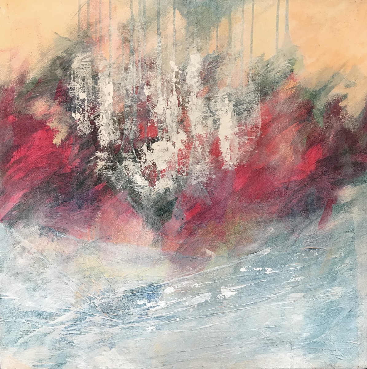 Spring Cherries I by Patricia Zippin 