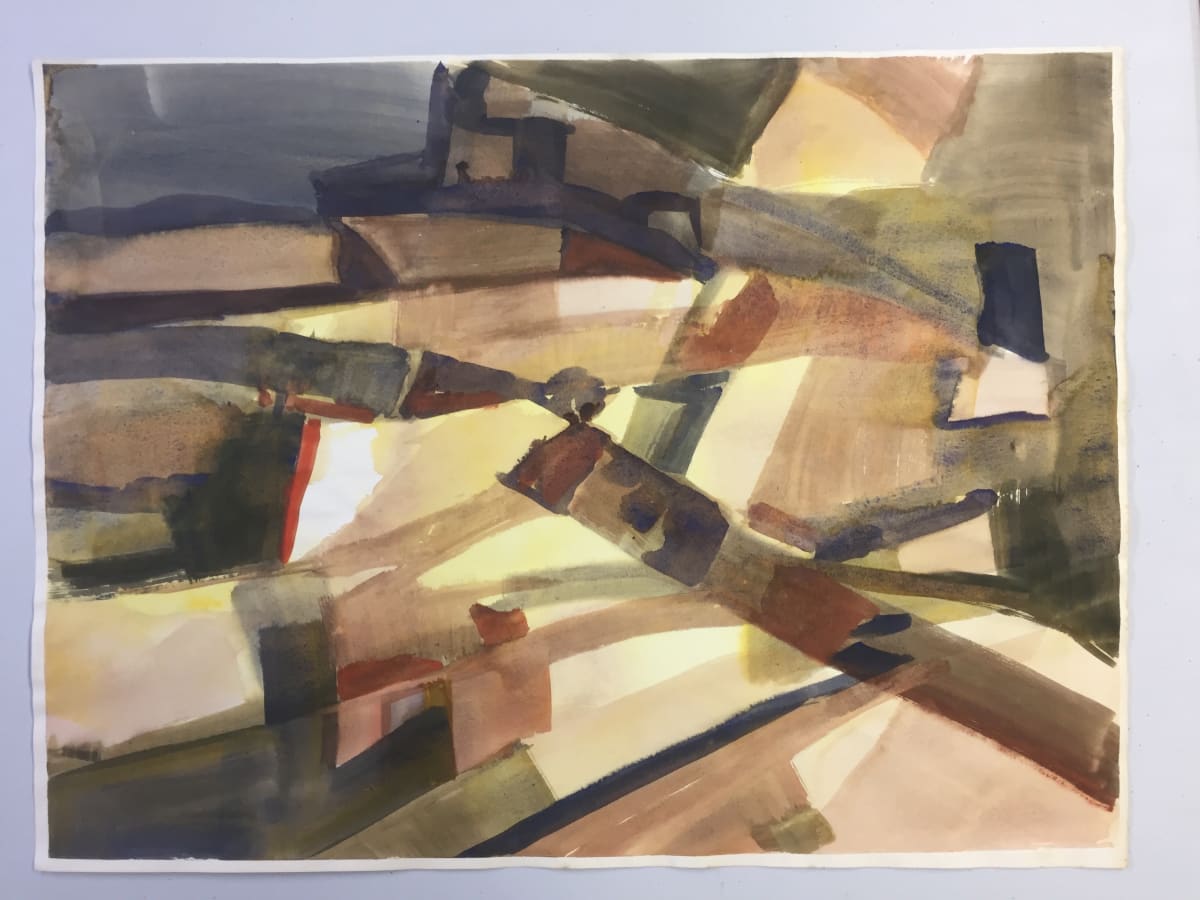 AbEx Landscape by Thelma Moody, Image 1.