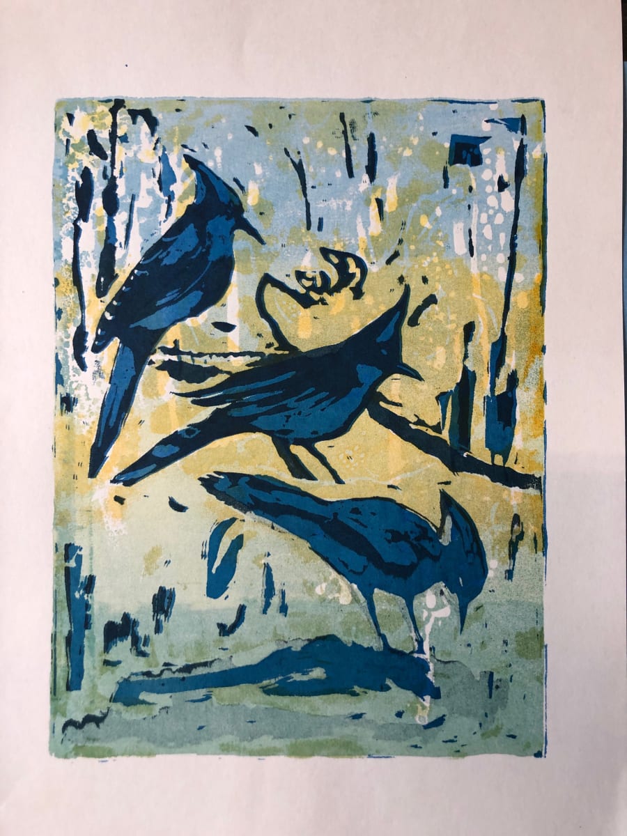 Three Little Birds 10 by Thelma Moody, Image 1.