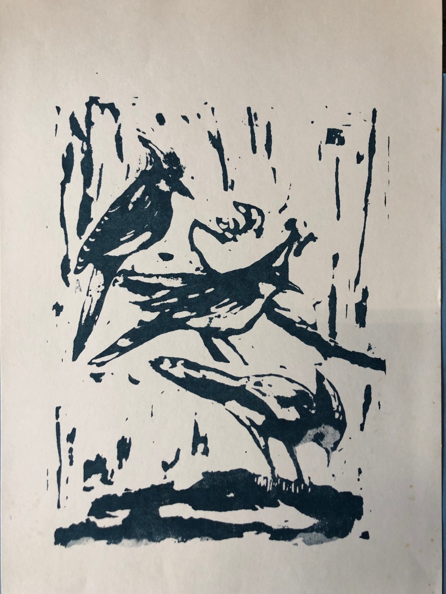 Three Little Birds 12 by Thelma Moody 