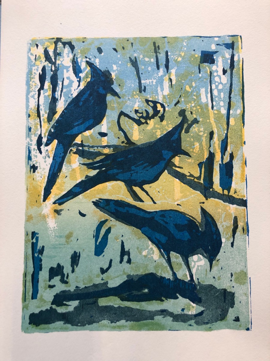 Three Little Birds 16 by Thelma Moody 