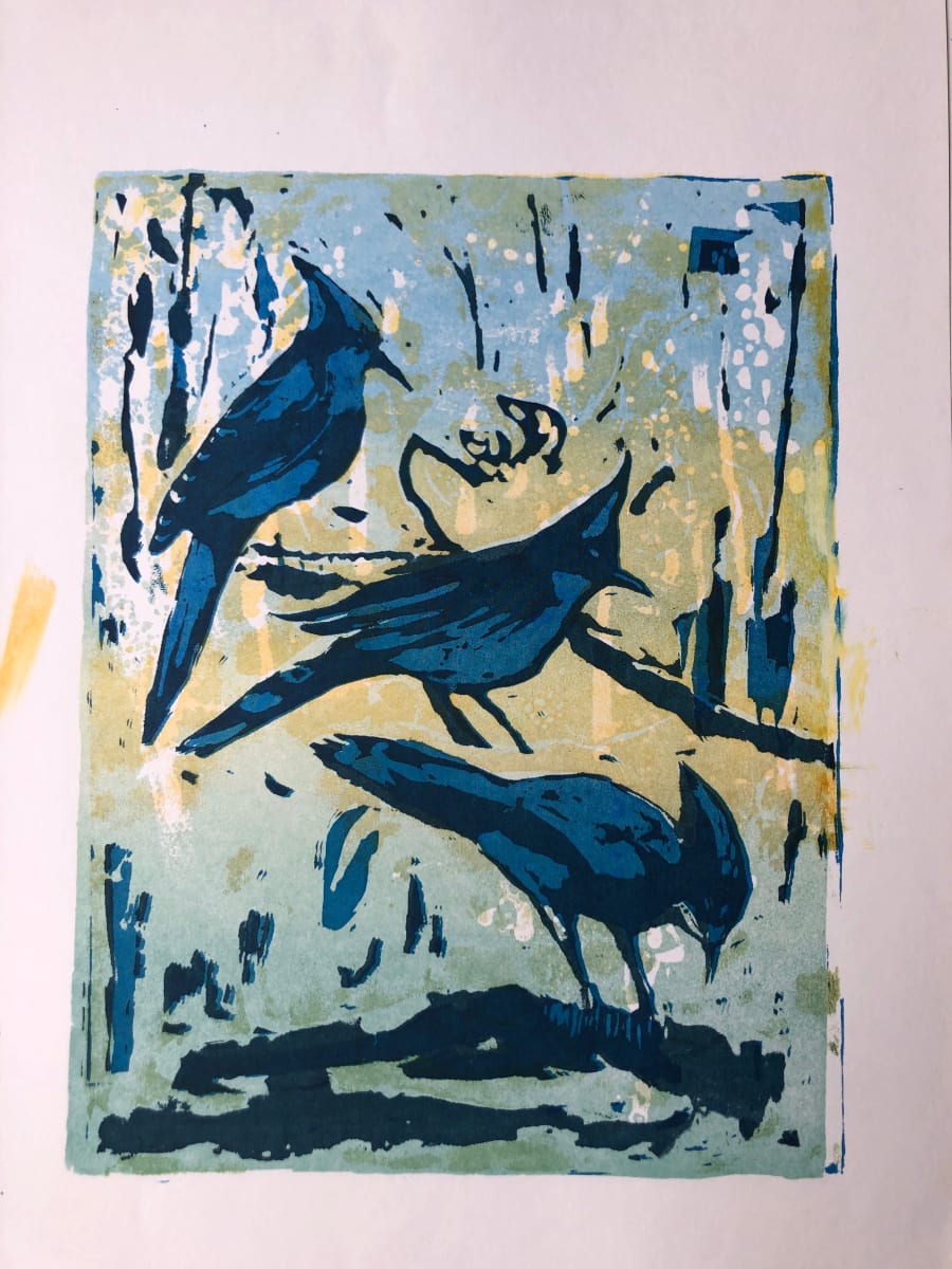 Three Little Birds 20 by Thelma Moody, Image 1.