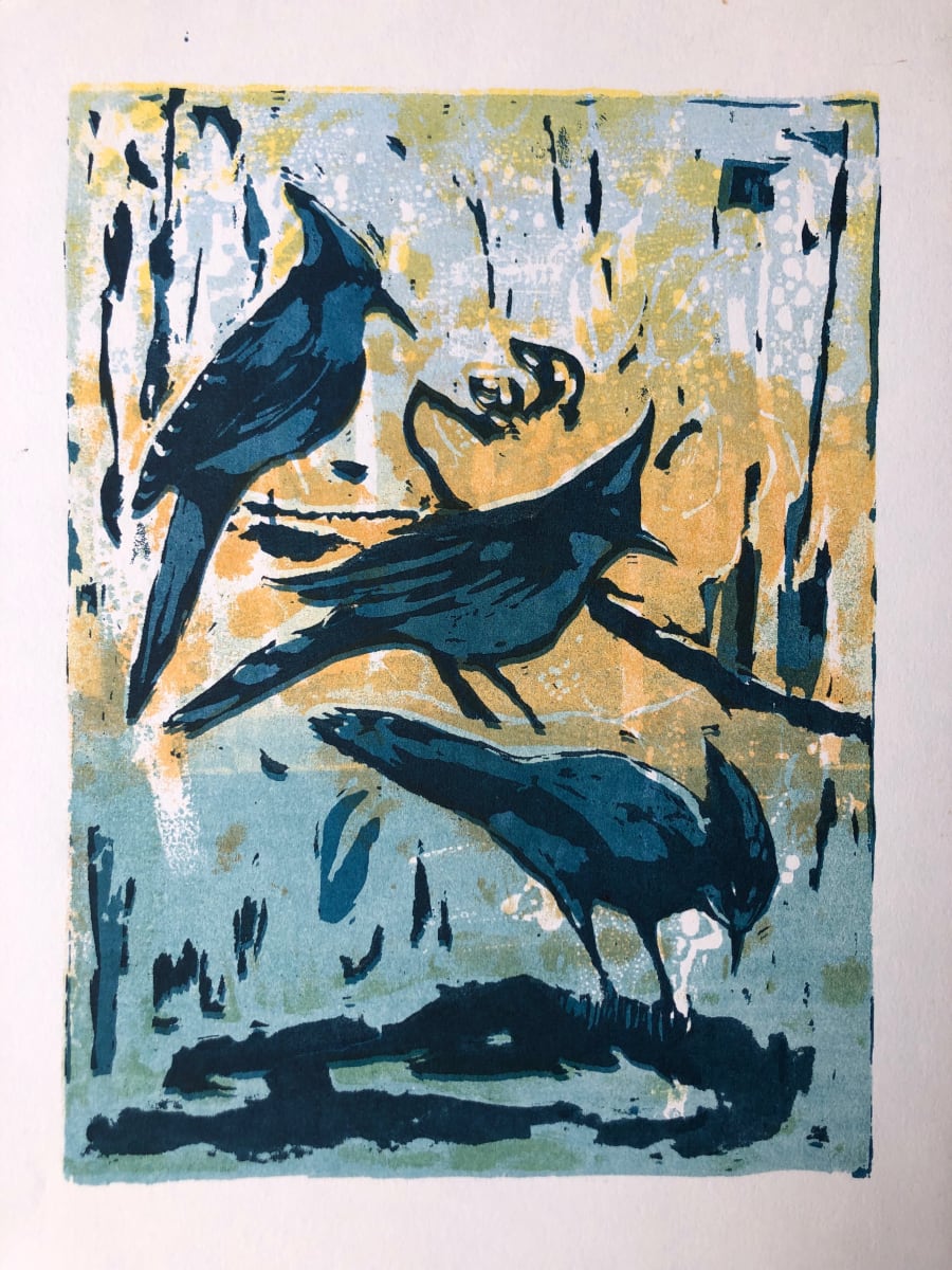 Three Little Birds 24 by Thelma Moody, Image 1.
