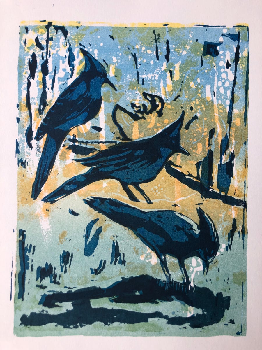 Three Little Birds 25 by Thelma Moody, Image 1.