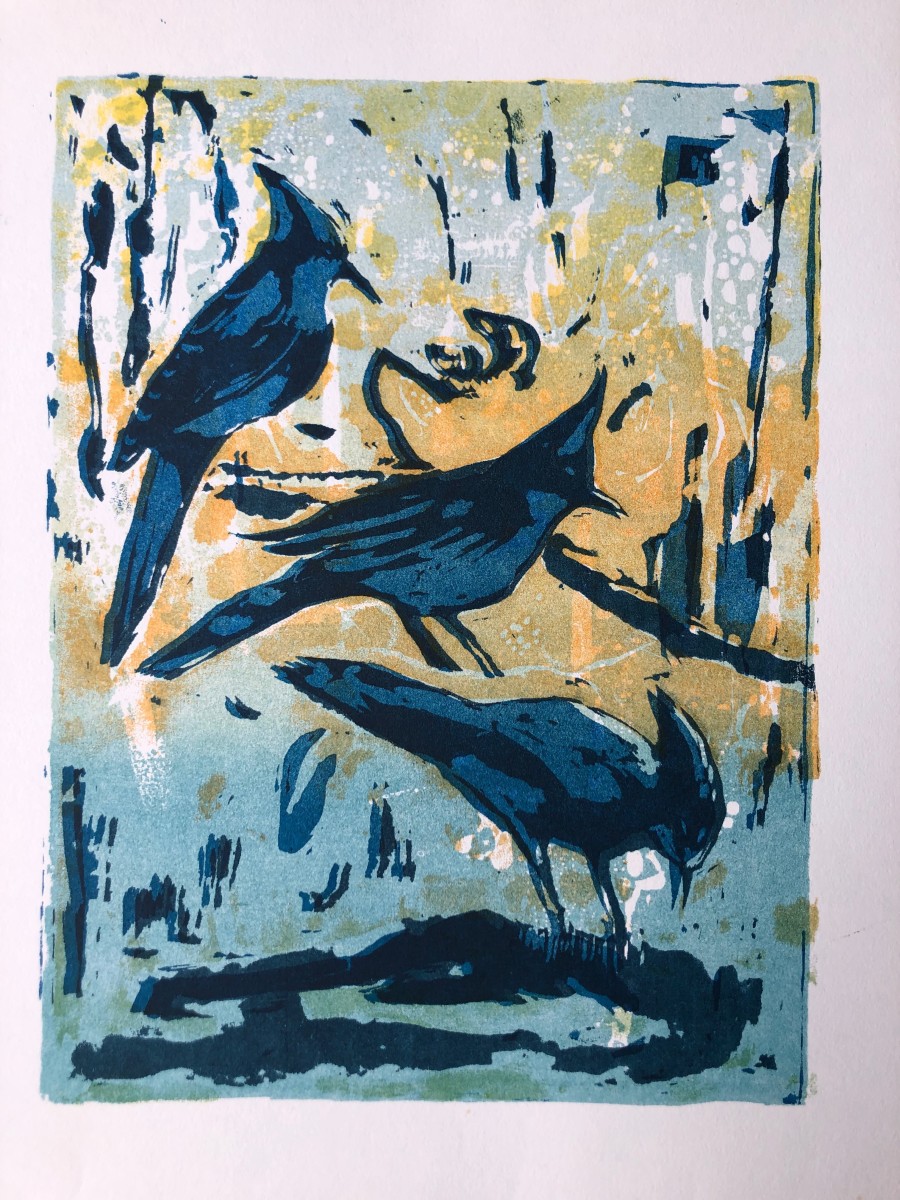 Three Little Birds 27 by Thelma Moody 