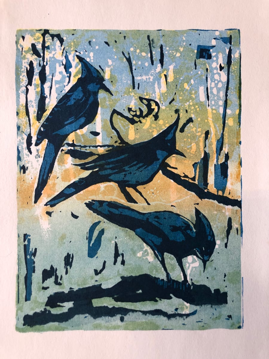 Three Little Birds 5 by Thelma Moody, Image 1.