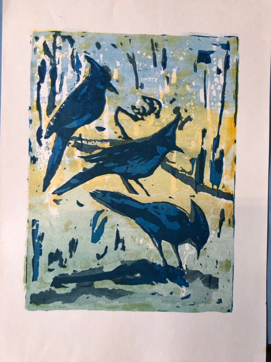 Three Little Birds 6 by Thelma Moody, Image 1.