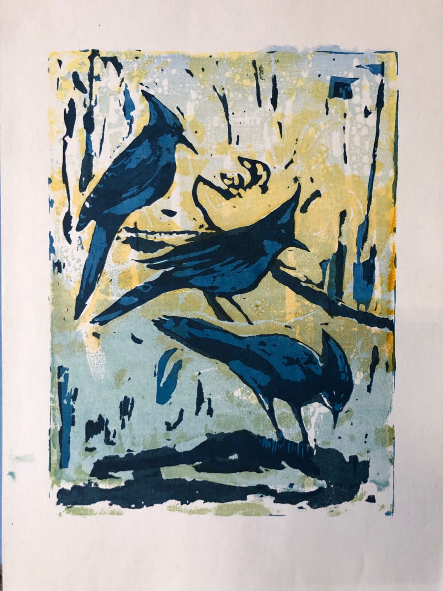 Three Little Birds 7 by Thelma Moody, Image 1.