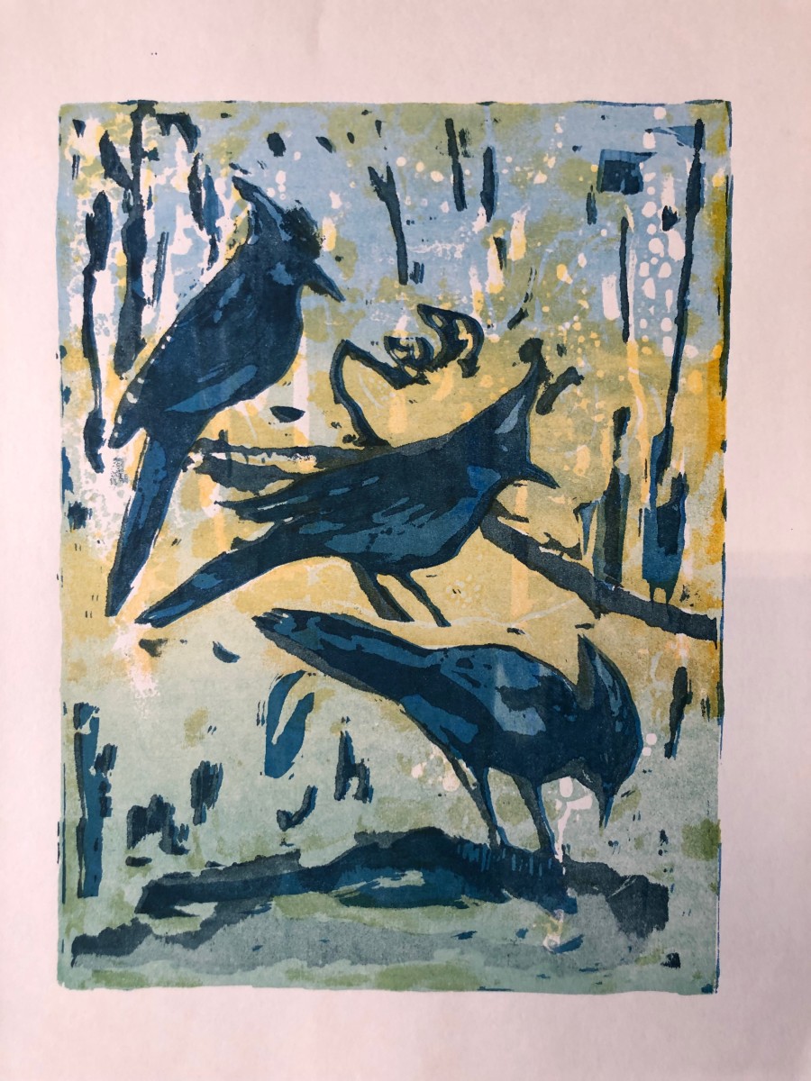 Three Little Birds 9 by Thelma Moody 