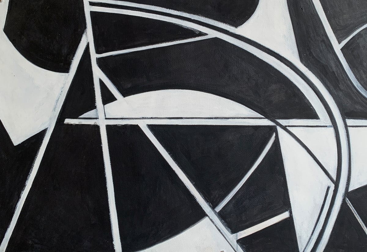 "Black & White Lounger", Image 1.