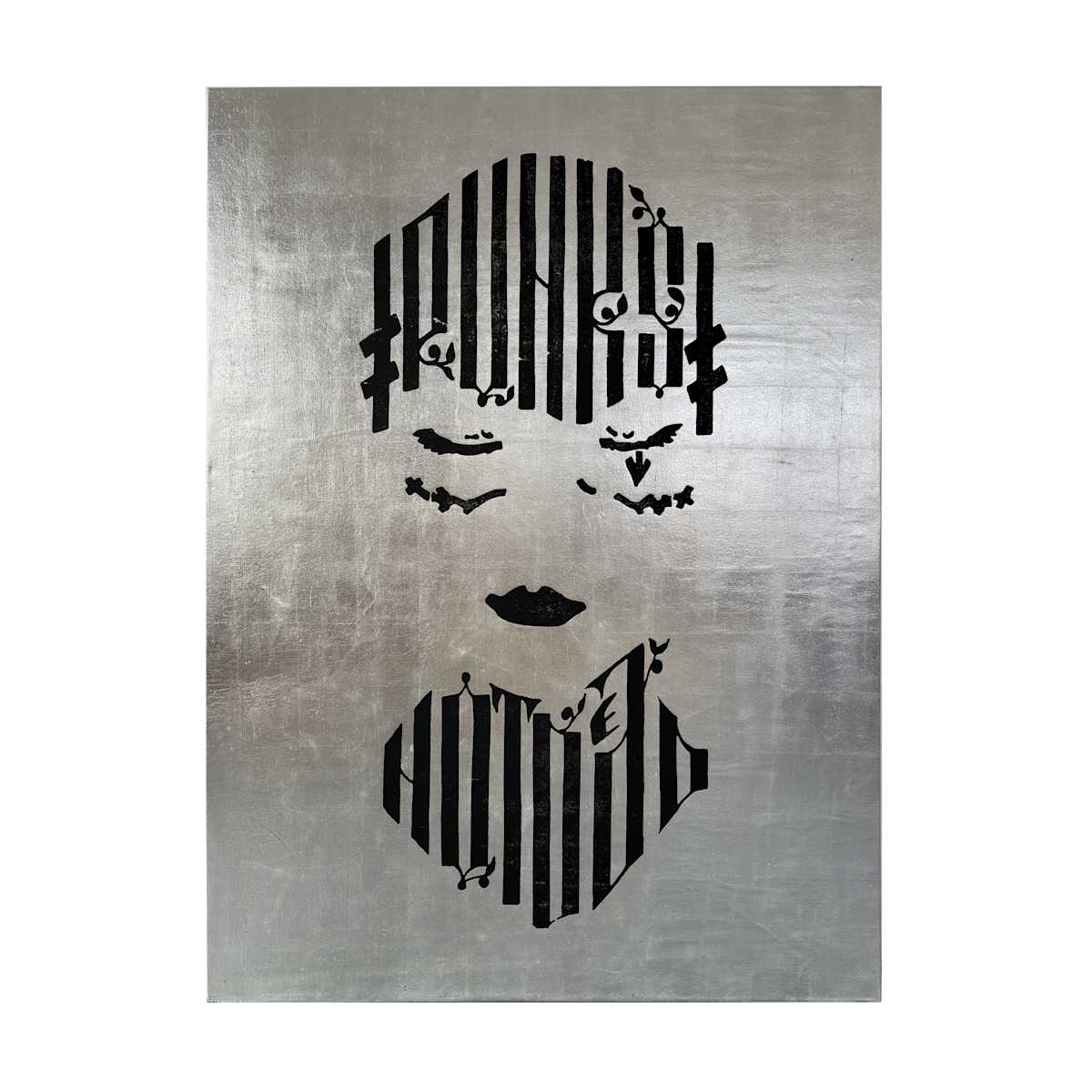 PUNK'S NOT DEAD BALACLAVA (SILVER CANVAS) by STUDIO RIOT 