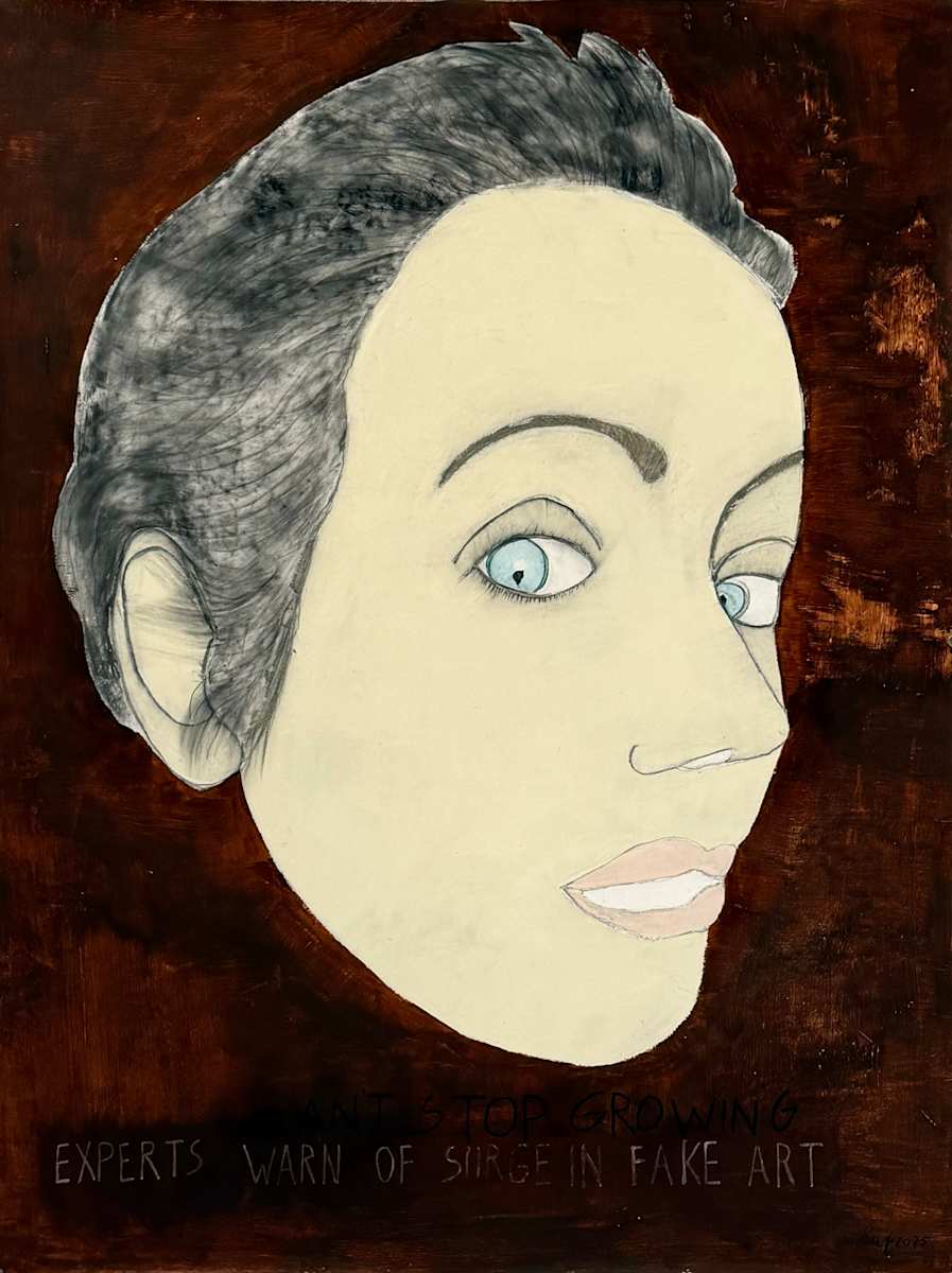 EXPERTS WARN OF SURGE IN FAKE ART/ CAN'T STOP GROWING by saskia pintelon, Image 1.