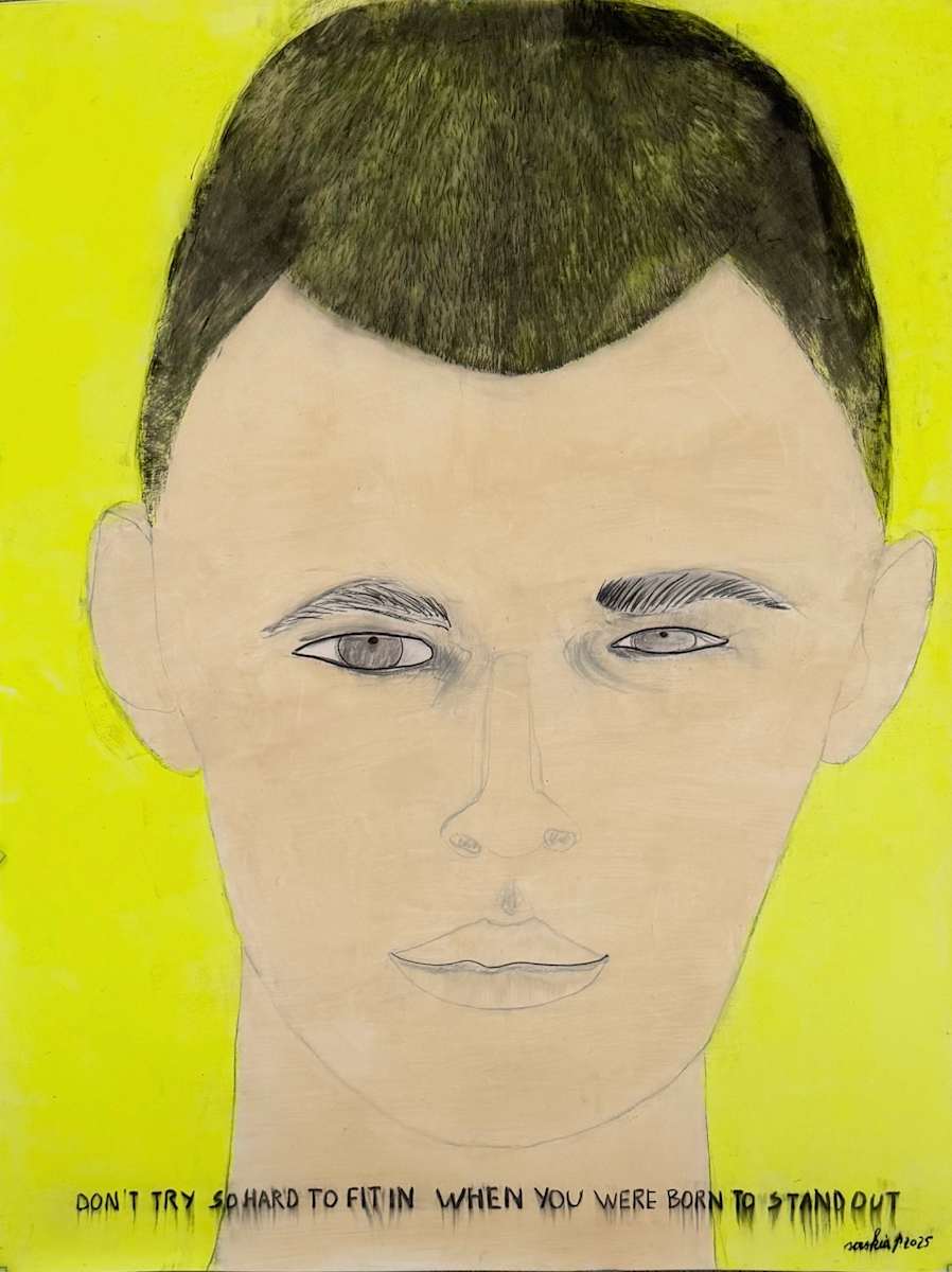 DON'T TRY SO HARD TO FIT IN WHEN YOU WERE BORN TO STAND OUT by saskia pintelon, Image 1.