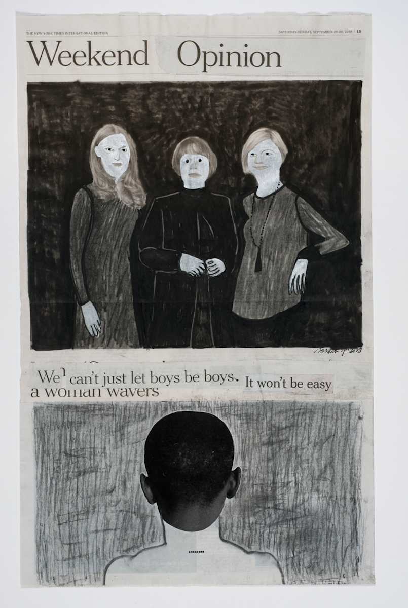 NYT 2018 NEWSPAPER "No News Good News"  we can't just let boys be boys by saskia pintelon 