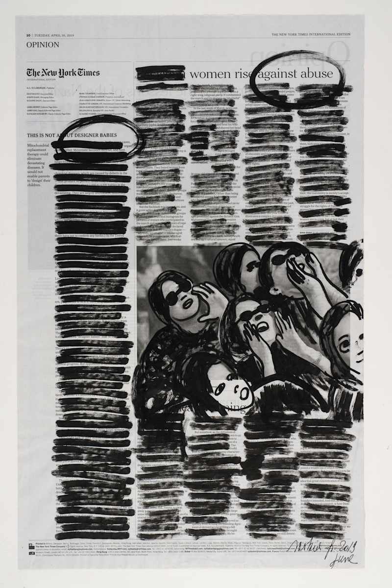 NYT 2019 NEWSPAPER - "No News Good News" AGAINST ABUSE DESIGNER BABIES by saskia pintelon 