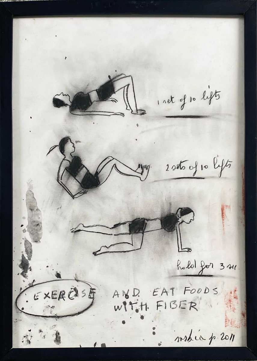 EXERCISE AND EAT FOOD WITH FIBER by saskia pintelon 