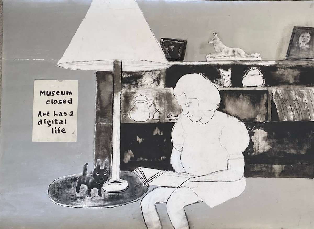 MUSEUM CLOSED ART HAS A DIGITAL LIFE by saskia pintelon 