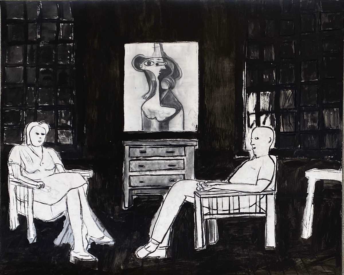 ART LOVING COUPLE by saskia pintelon 
