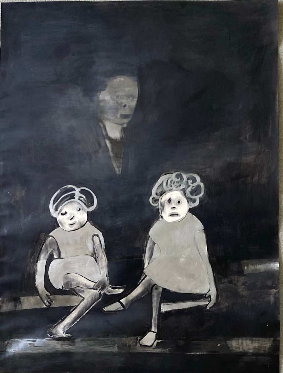 GRANDMA AND 2 GRAND DAUGHTERS by saskia pintelon 