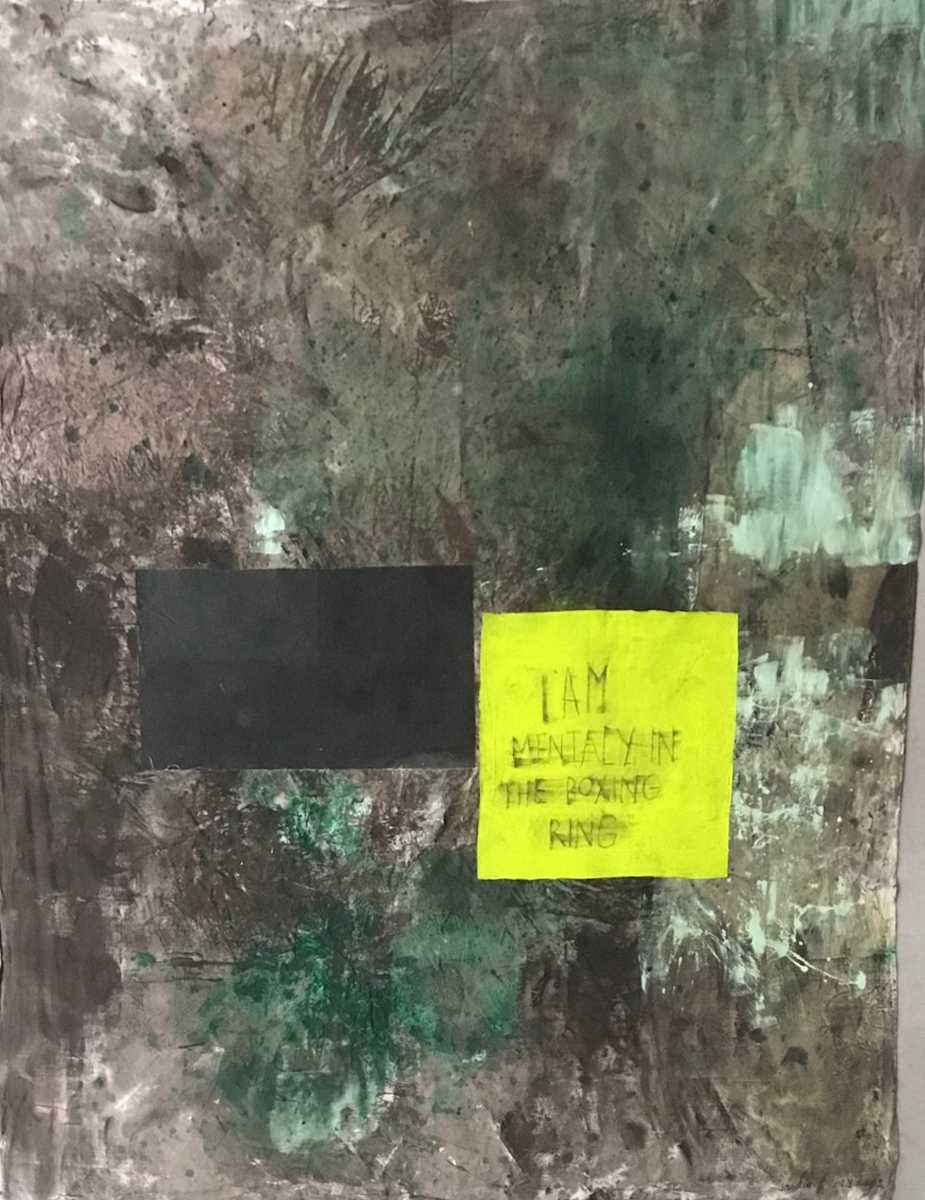 I AM MENTALY IN THE BOXING RING by saskia pintelon 