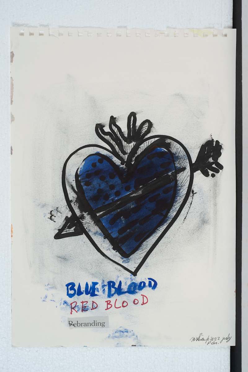 BLUE BLOOD RED BLOOD by saskia pintelon, Image 6.