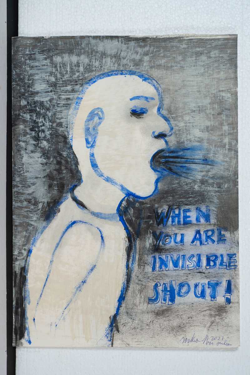 WHEN YOU ARE INVISIBLE SHOUT by saskia pintelon 