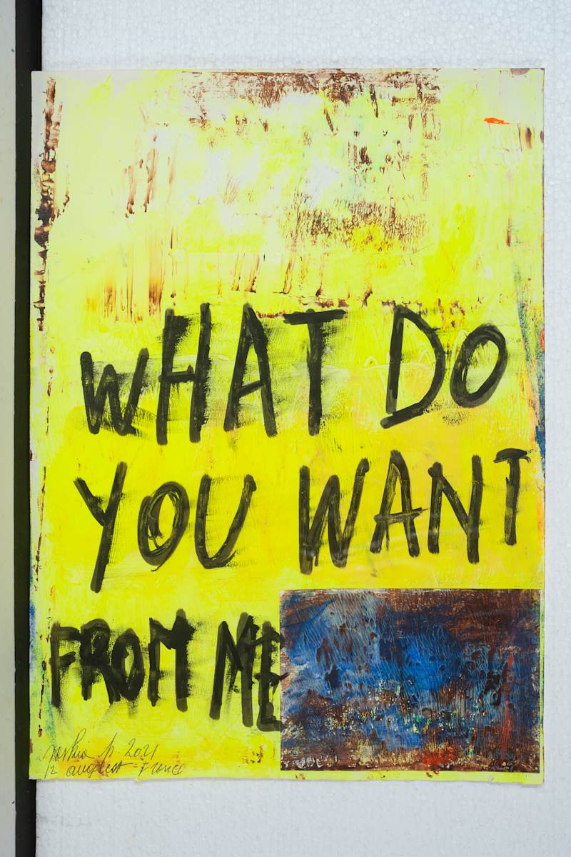 WHAT DO YOU WANT FROM ME by saskia pintelon 