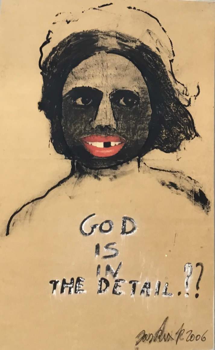 GOD IS IN THE DETIL?? by saskia pintelon 