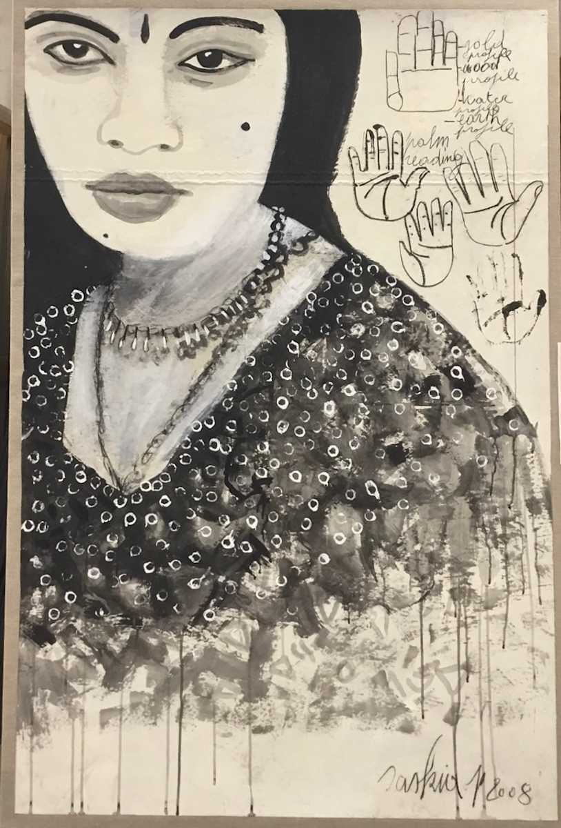 LADY PALM READING by saskia pintelon 