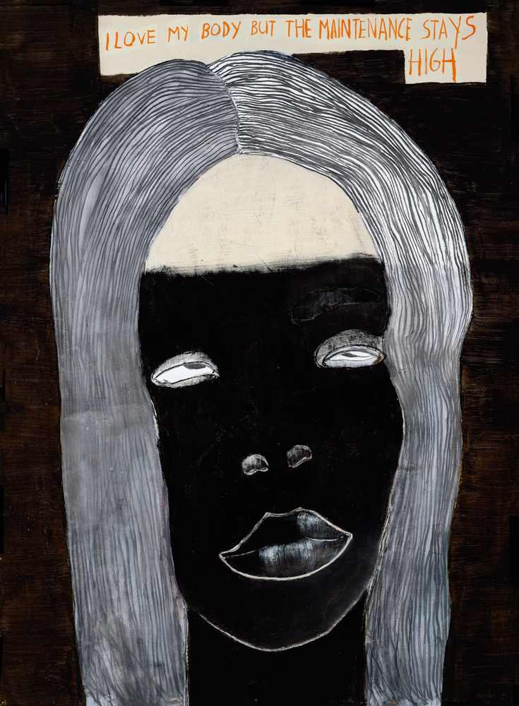 LOVE MY BODY BUT MAINTENANCE STAYS HIGH by saskia pintelon 