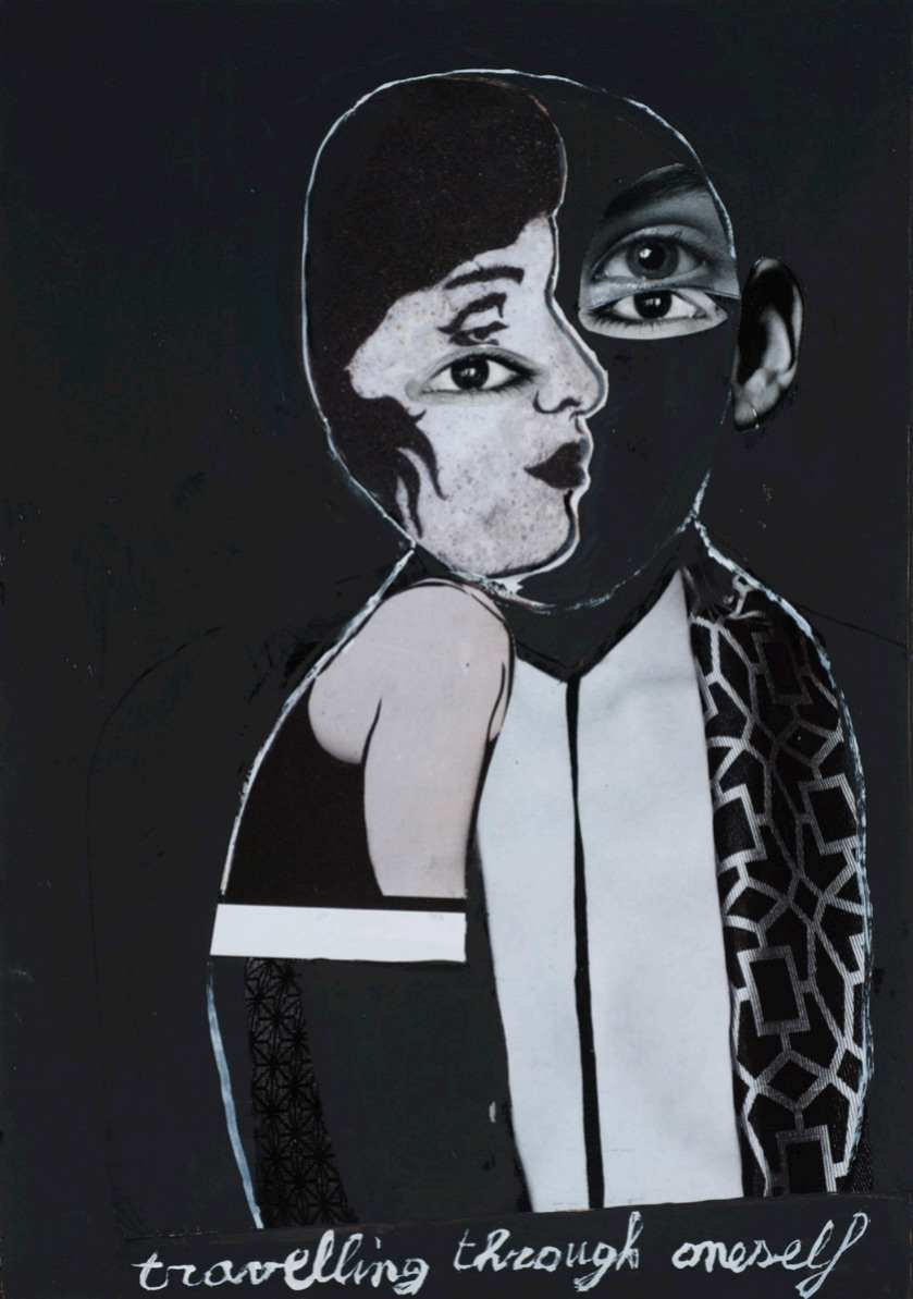 UNTITLED XVI (TRAVELLING THROUGH ONESELF) by saskia pintelon 