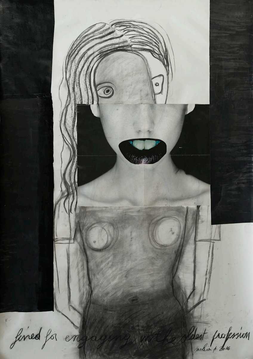 FINED FOR BEING ENGAGING IN THE OLDEST PROFESSION by saskia pintelon, Image 1.