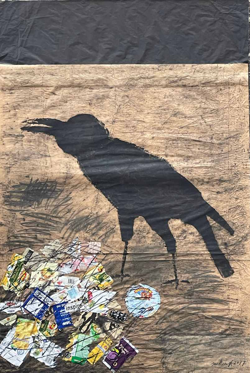 CROW AT WORK by saskia pintelon 