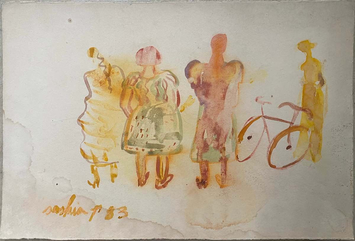 3 ladies with cycle by saskia pintelon, Image 1.