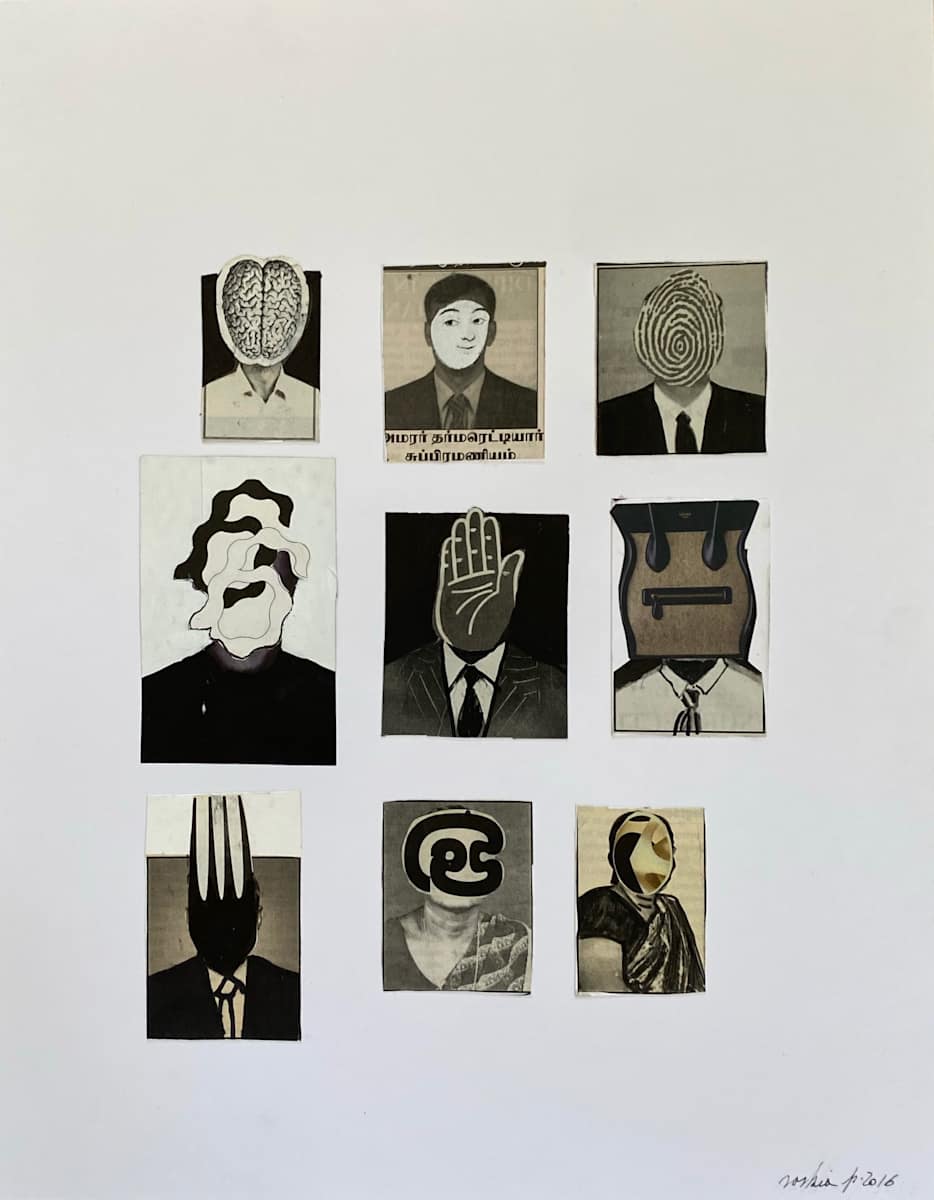 READING THE 9 STRANGE FACES by saskia pintelon 