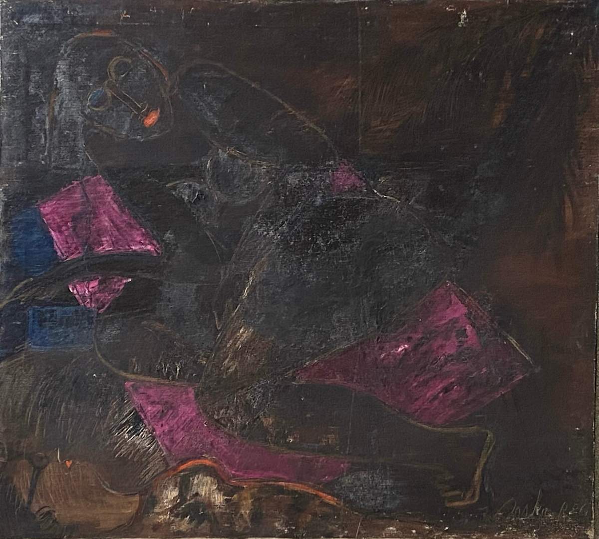 WOMAN ON BED by saskia pintelon 