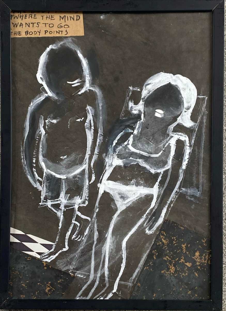 WHERE THE MINDS WANTS TO GO  THE BODY POINTS by saskia pintelon 