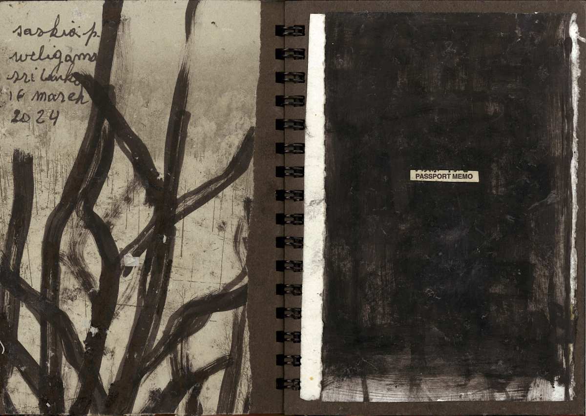 PASPORT MEMO booklet cover and back by saskia 