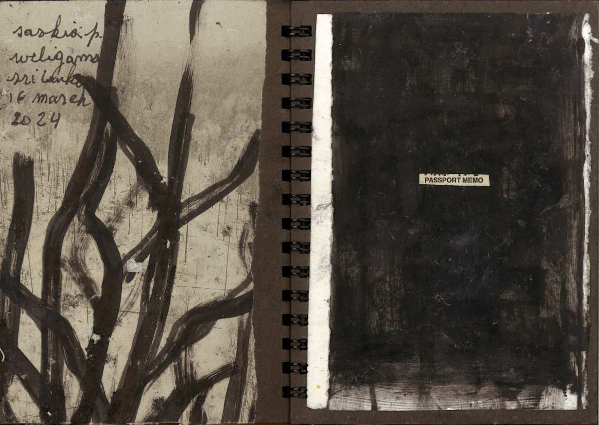 PASPORT MEMO booklet cover and back by saskia, Image 1.