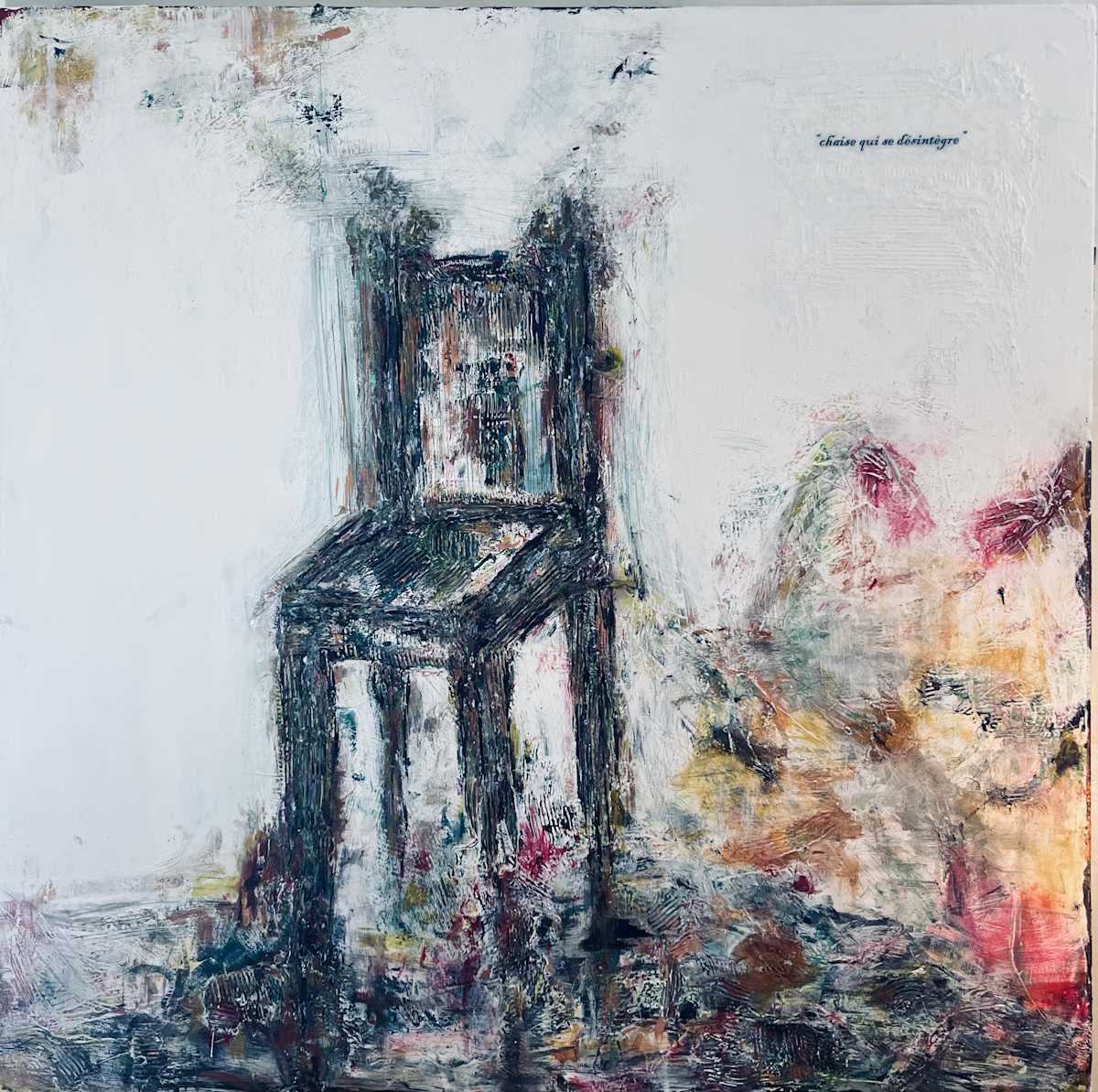 Chaise qui se désintègre by JON.E.B.  Image: Chaise qui se désintègre    —Jon.E.B. 